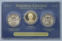 4 - Presidential Dollar 3 Coin Sets $12FV