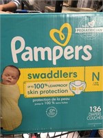 Pampers Diapers Newborn/Size 0 (< 10 lb / < 4.5