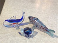 Glass Art Marine Life