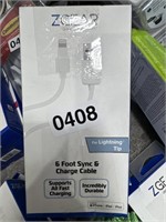 ZGEAR SYNC & CHARGE CABLE RETAIL $20