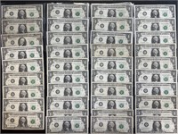 $52 Face Value US Paper Currency Star Notes