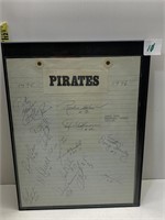 1975-1976 PIRATES AUTOGRAPHS ON PAPER WITH RICHIE
