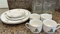 F -HOME FOR THE HOLIDAYS DISHWARE (K25)