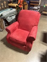 Red recliner chair