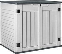 Devoko Resin Outdoor Storage Shed 34 Cu Ft