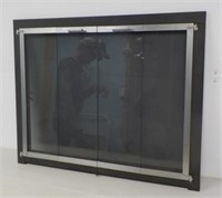 Fireplace glass door and screen. New.