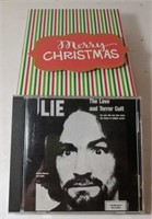 Charles Manson CD and Christmas box