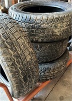 Set of four 275/60R20 Winter Truck Tires. Used