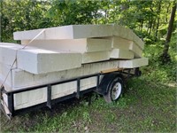 SHEETS OF THICK STYROFOAM INSULATION