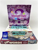 Mystery Date, SongBurst & Up Words