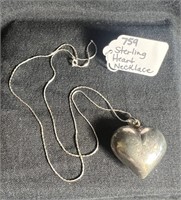 Sterling Heart Necklace