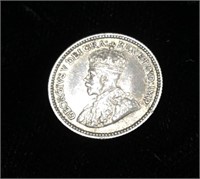 Coins -Canada Small 5 Cents 1912