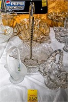 (5) Various Glass Baskets