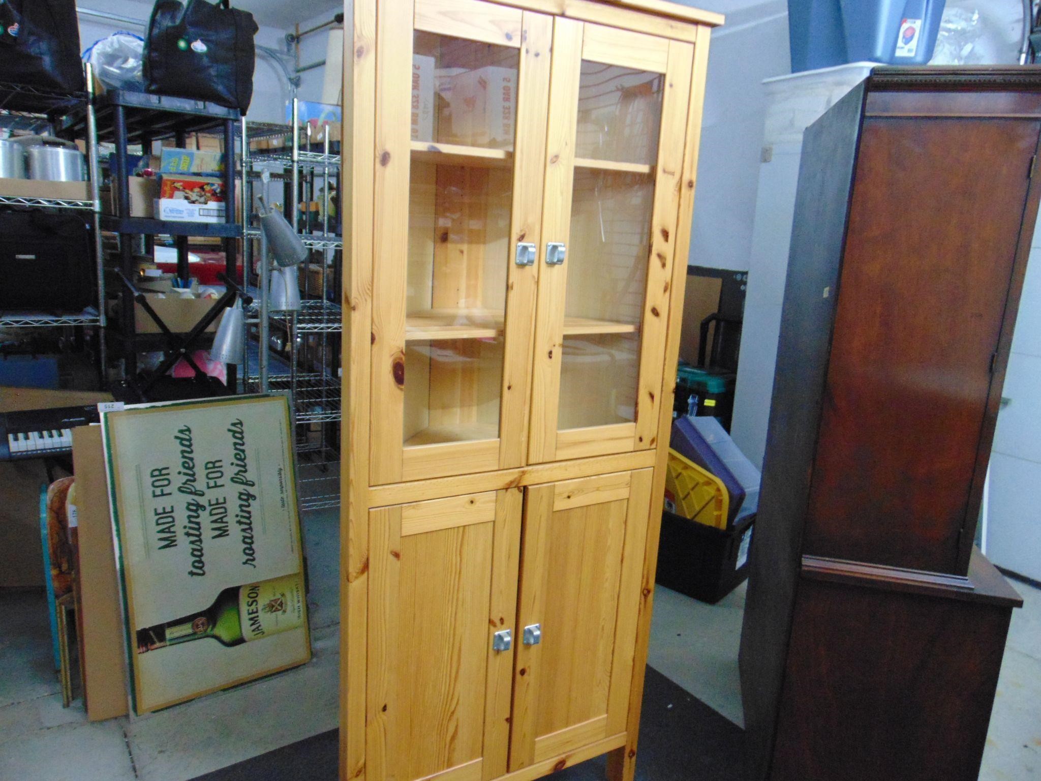 Nice Wood Corner Cabinet