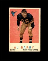 1959 Topps #138 Al Barry VG to VG-EX+