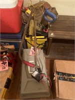 Assorted Tools & Box