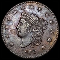 1832 Coronet Head Large Cent NEARLY UNCIRCULATED