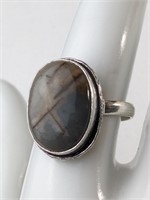 925 AGATE RING