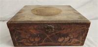 Vintage Pyrography Box