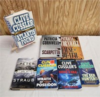 Fiction Novels Lot Cussler Cornwell, More