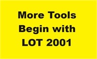 MORE Tools in Garage begin Lot 2001
