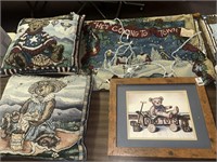 Boyds bears decor & pillows