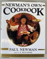 1998 Paul Newman Signed Cook Book 1st Edition