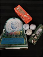 Collectible golf balls Mickey Mouse, 3 Stooges