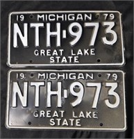 Michigan license plate lot 17