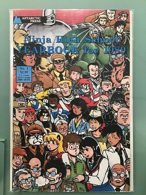 Ninja High School Yearbook for 1989 #1