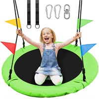 Odoland 40 inch Kids Saucer Tree Swing, Large Outd