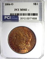 1884-O Morgan PCI MS65+ Great Color