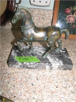 Bronz Horse on marble