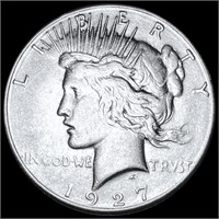 1927-S Silver Peace Dollar XF