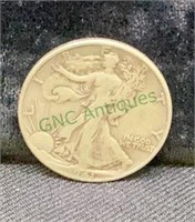 Coin - 1941 Standing Liberty silver half dollar