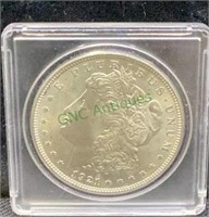 Coin - 1921 Morgan silver dollar 1907