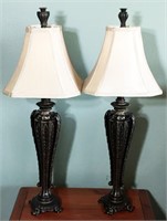 Cast Resin Table Lamps in Neo-Classic
