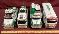 4 Hess Trucks, Each Has An Auxiliary Vehicle