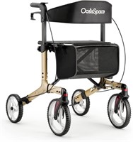 OasisSpace Aluminum Rollator Walker