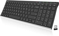 NEW/ Arteck Wireless Keyboard Stainless Steel