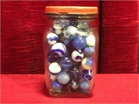 70 Vintage W. Virginia Swirl Marbles