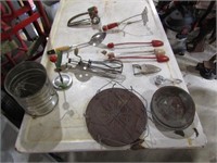 old utencils & items