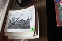 pictures of cranes, matted