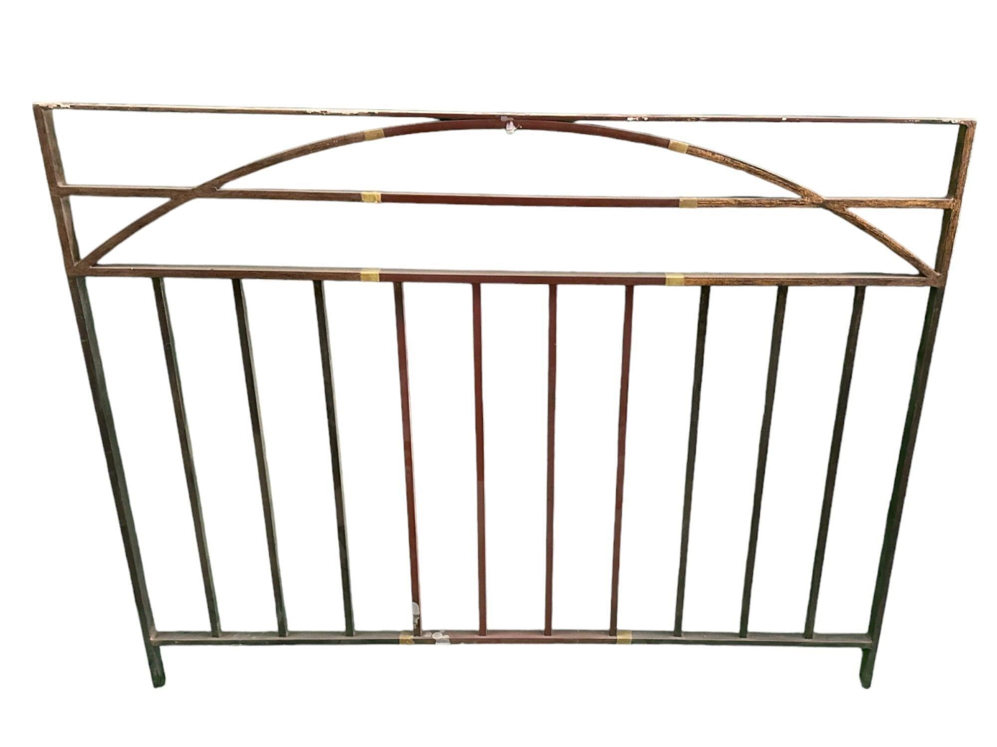 Iron Railing Panel with Arch