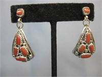 M.Chee N/A S.S. Coral Cluster Post Earrings