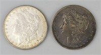 1890 & 1890-S 90% Silver Morgan Dollars.