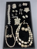 Vintage rhinestone jewelry