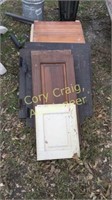 Assortment Of Wood Cabinet Doors & Wood Legs