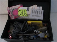 Tool Box with Corded Drill & Pits, etc.