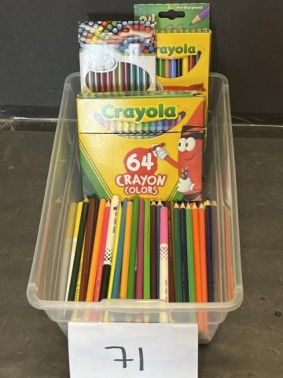 Crayons colored pencil & more